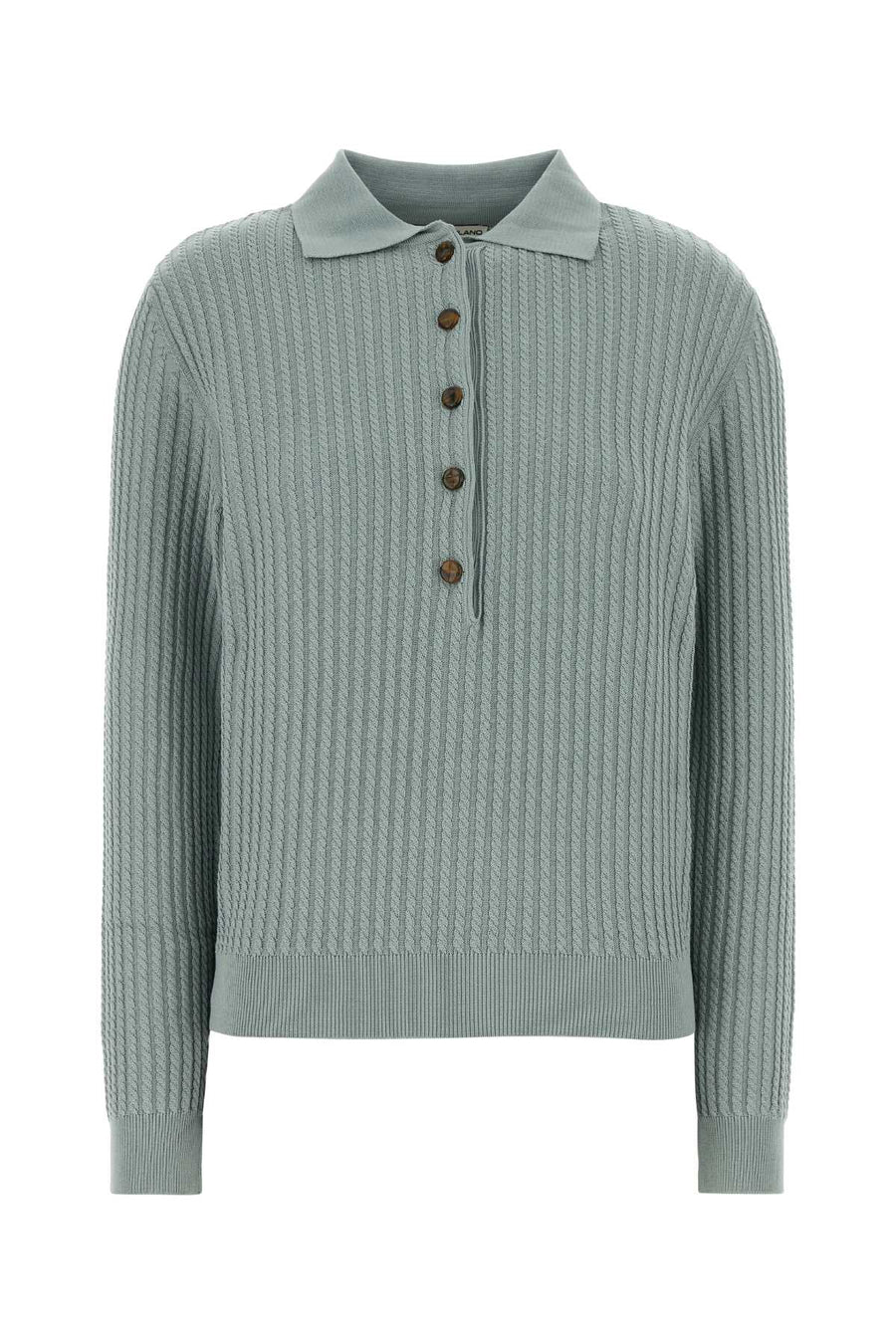 Blaze Polo 55% Silk polo shirt in green