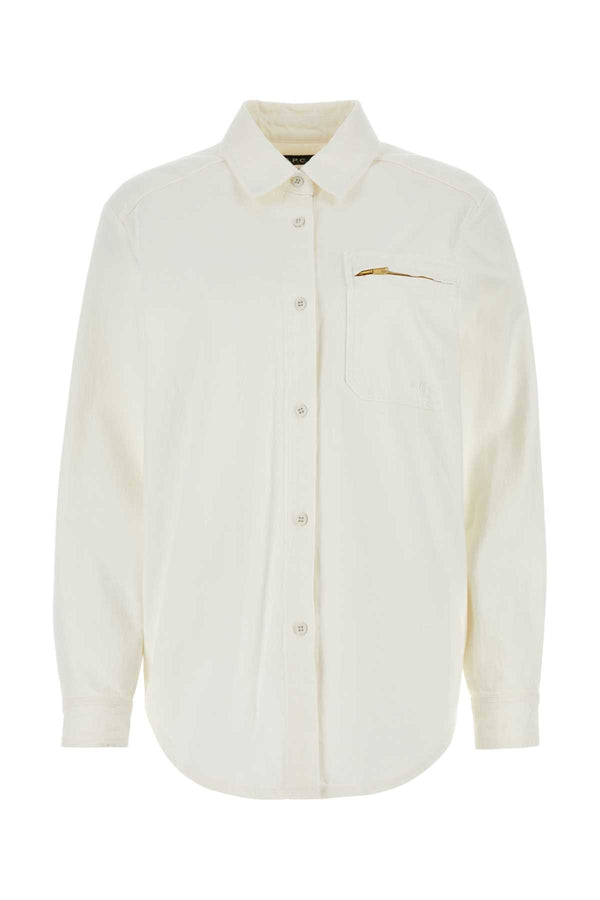 A.P.C. 100% Cotton shirt in white