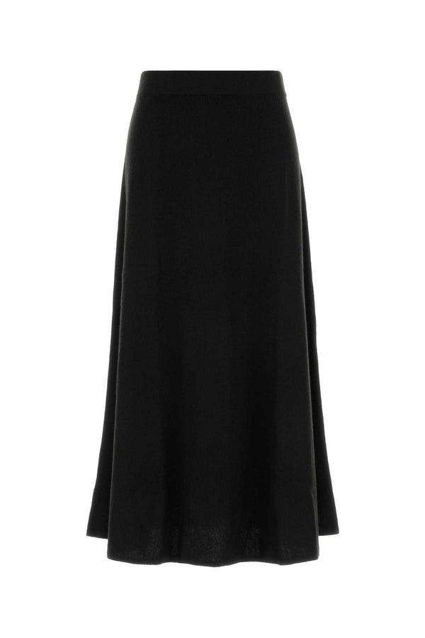 Lisa Yang Skirt 100% Cashmere skirt in black
