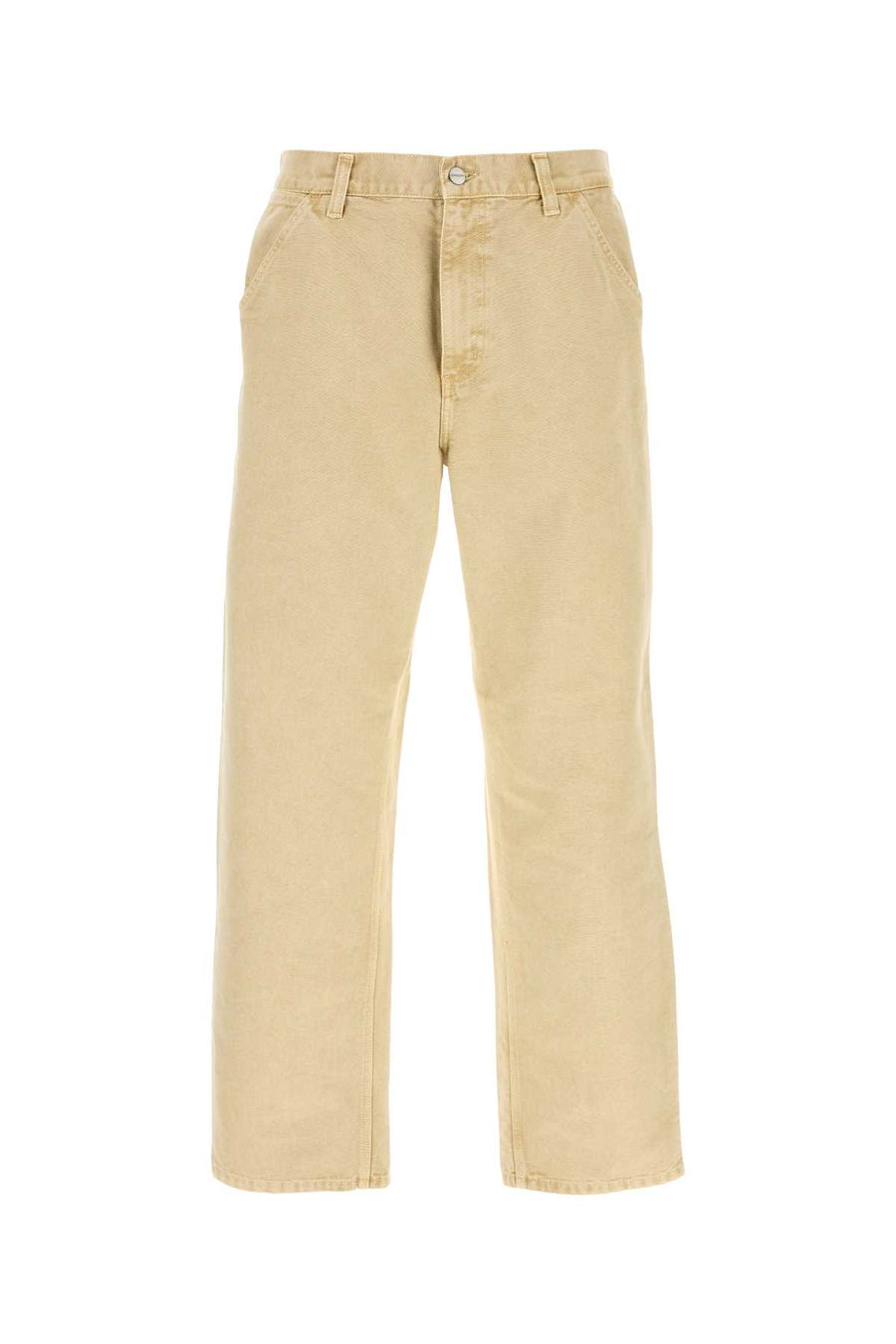 Carhartt Wip Knee 100% Organic Cotton 'Dearborn' Canvas chinos in beige