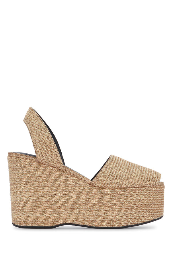 Wdge Slingbacks Naturel Leather / Sole: Calf Ballerine