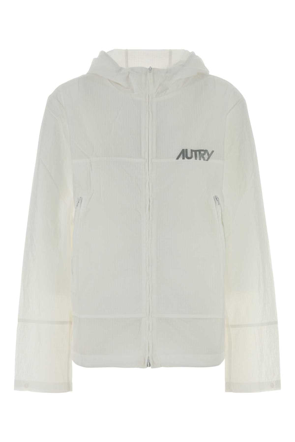 Autry Full 100% Nylon jacket in white