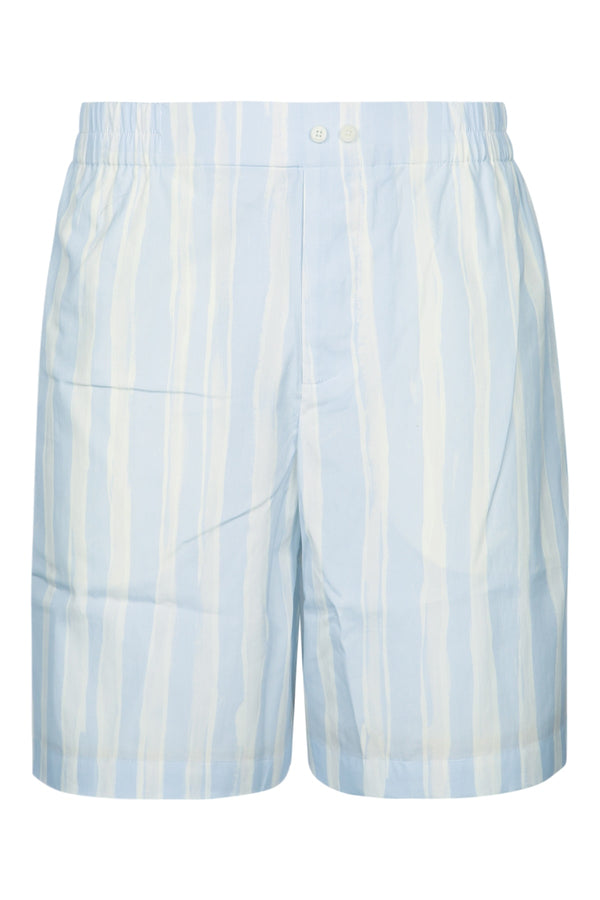 Jacquemus Short Principal: 100% Cotton bermudas in blue