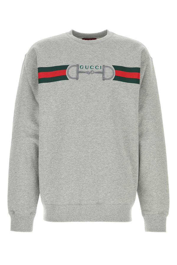 Gucci Assign 100% Cotton sweatshirt in gray