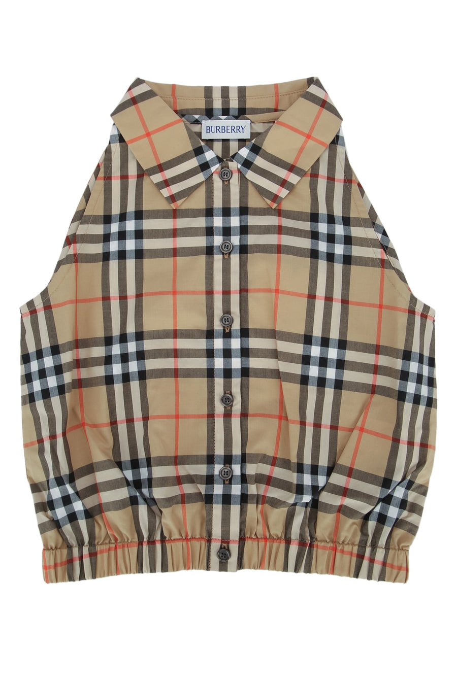 Burberry Jr Mabel 100% cotton sweater in beige