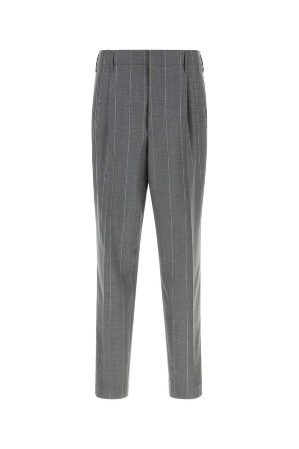 Brunello Cucinelli 100% Cotton trousers in gray