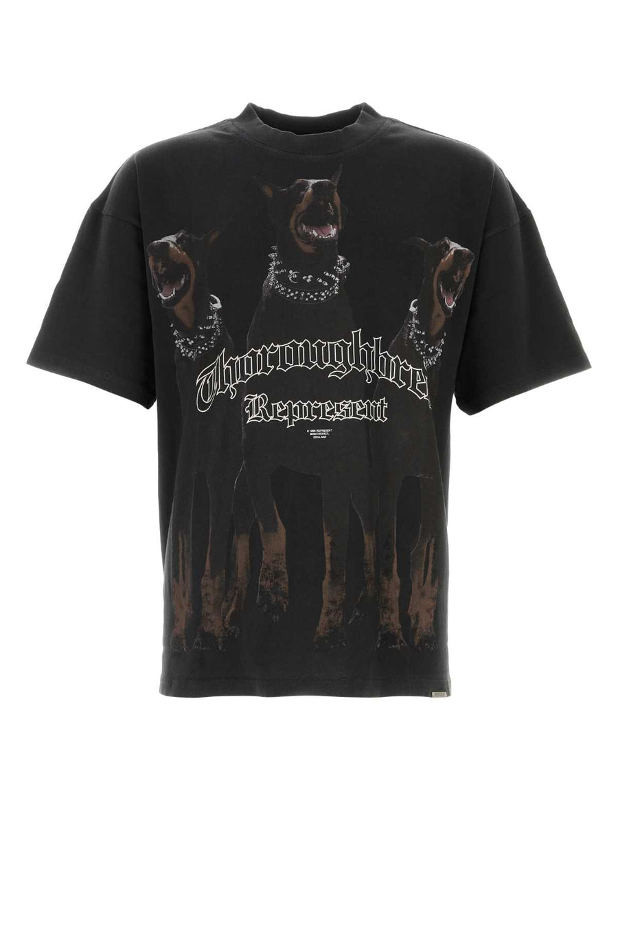 Represent 100% Cotton t-shirt in black