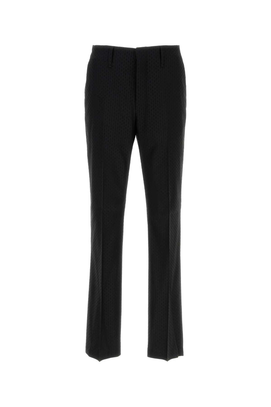 Fendi Tonal 89% Wool trousers in black