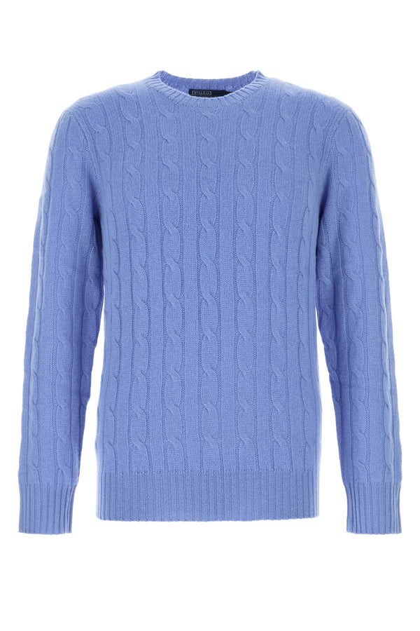 Polo Ralph Lauren Iconic 100% Cashmere sweater in blue