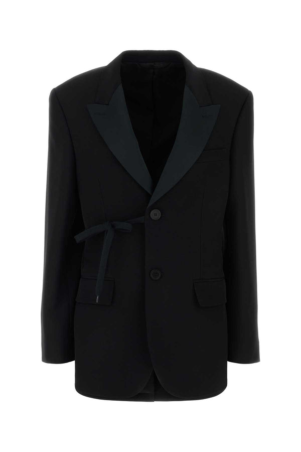 Balenciaga Wool 100% blazer in black