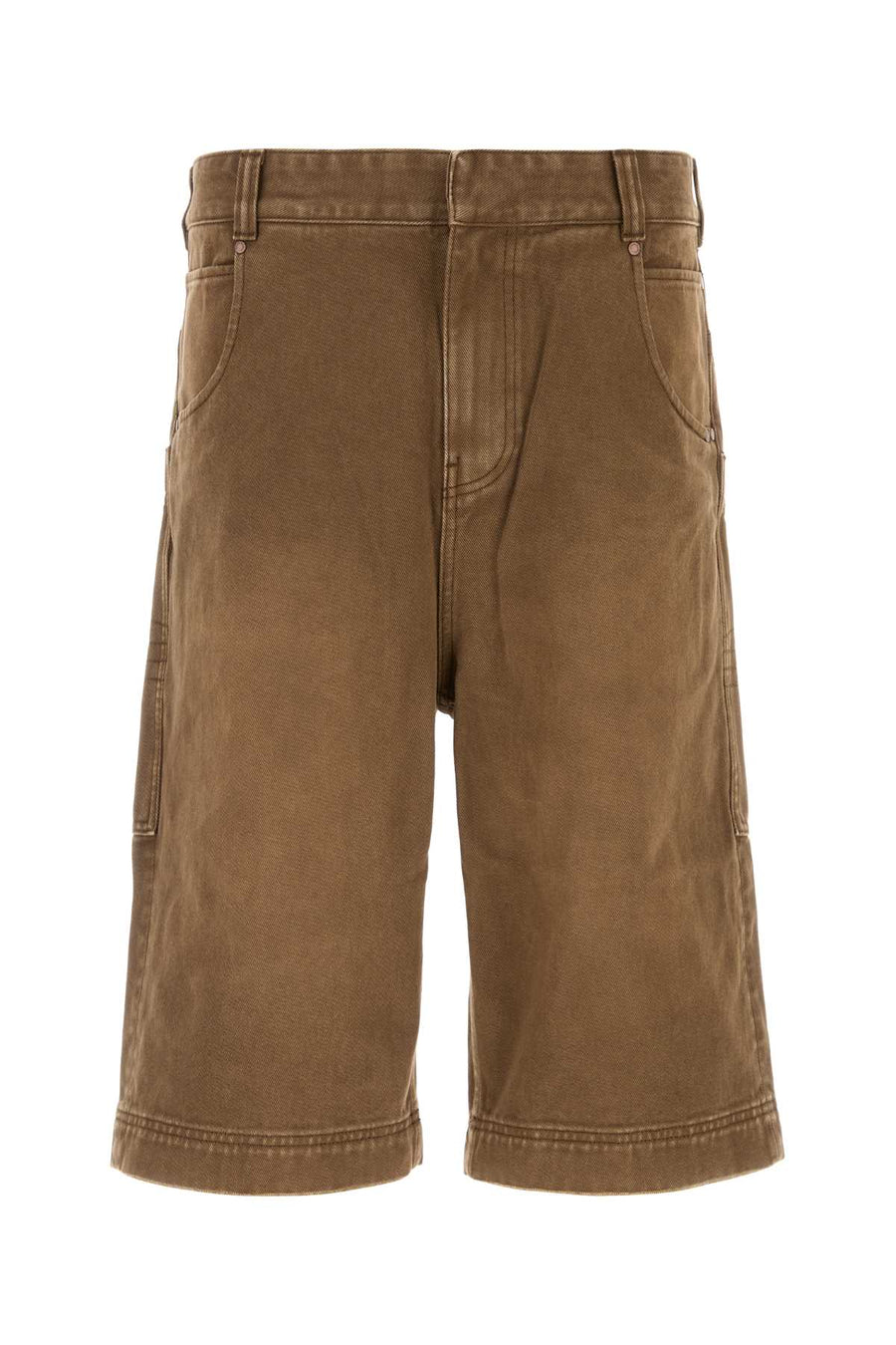 Entire Studios 100% Cotton bermuda shorts in brown