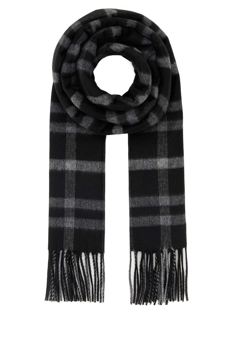 Saint Laurent 51% Silk 49% Cashmere scarf in black
