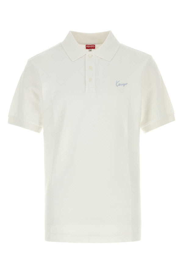 Kenzo 100% Cotton polo in white