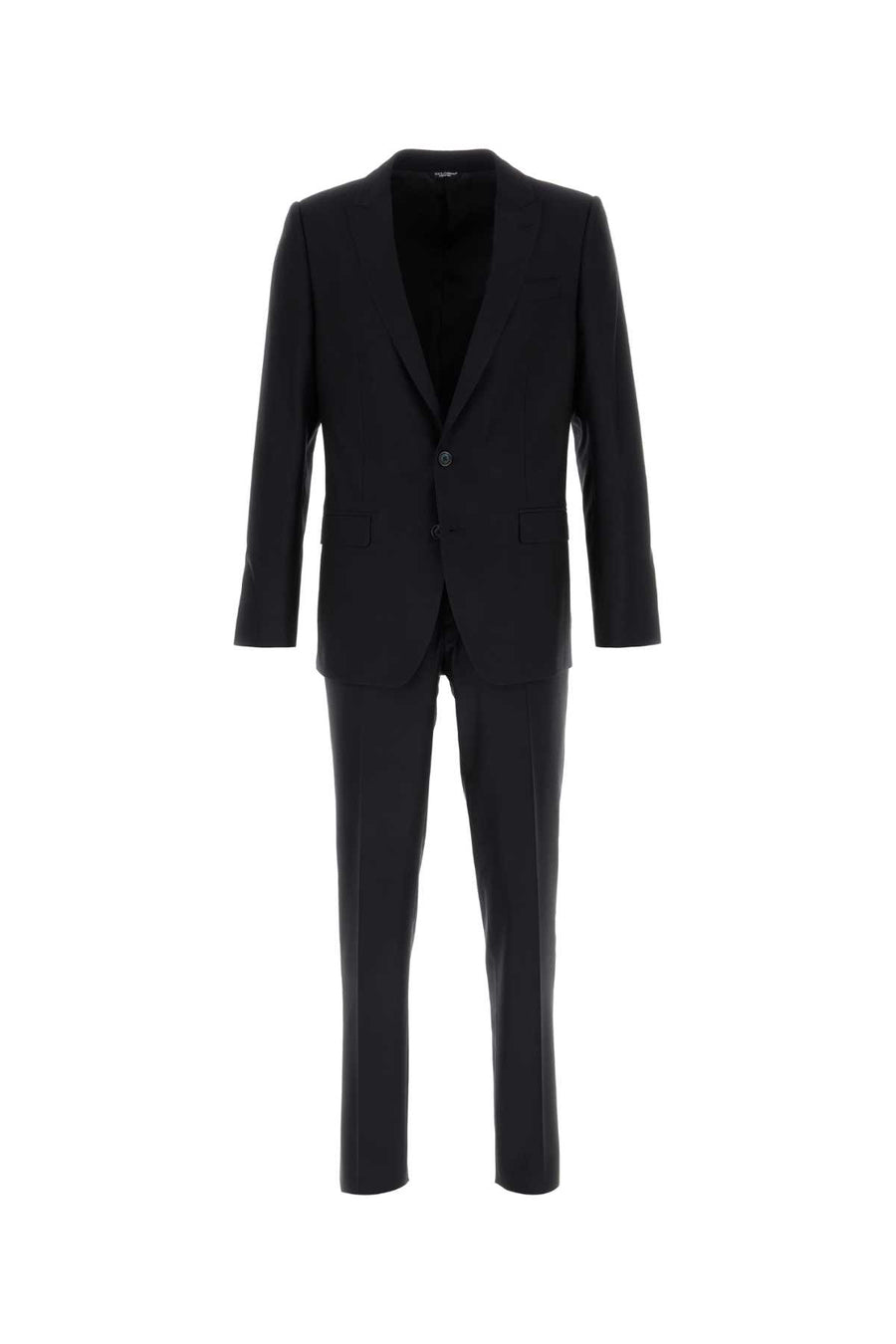 Dolce & Gabbana Exterior: 82% Wool 18% Silk; Lining: 100% Viscose suit in blue