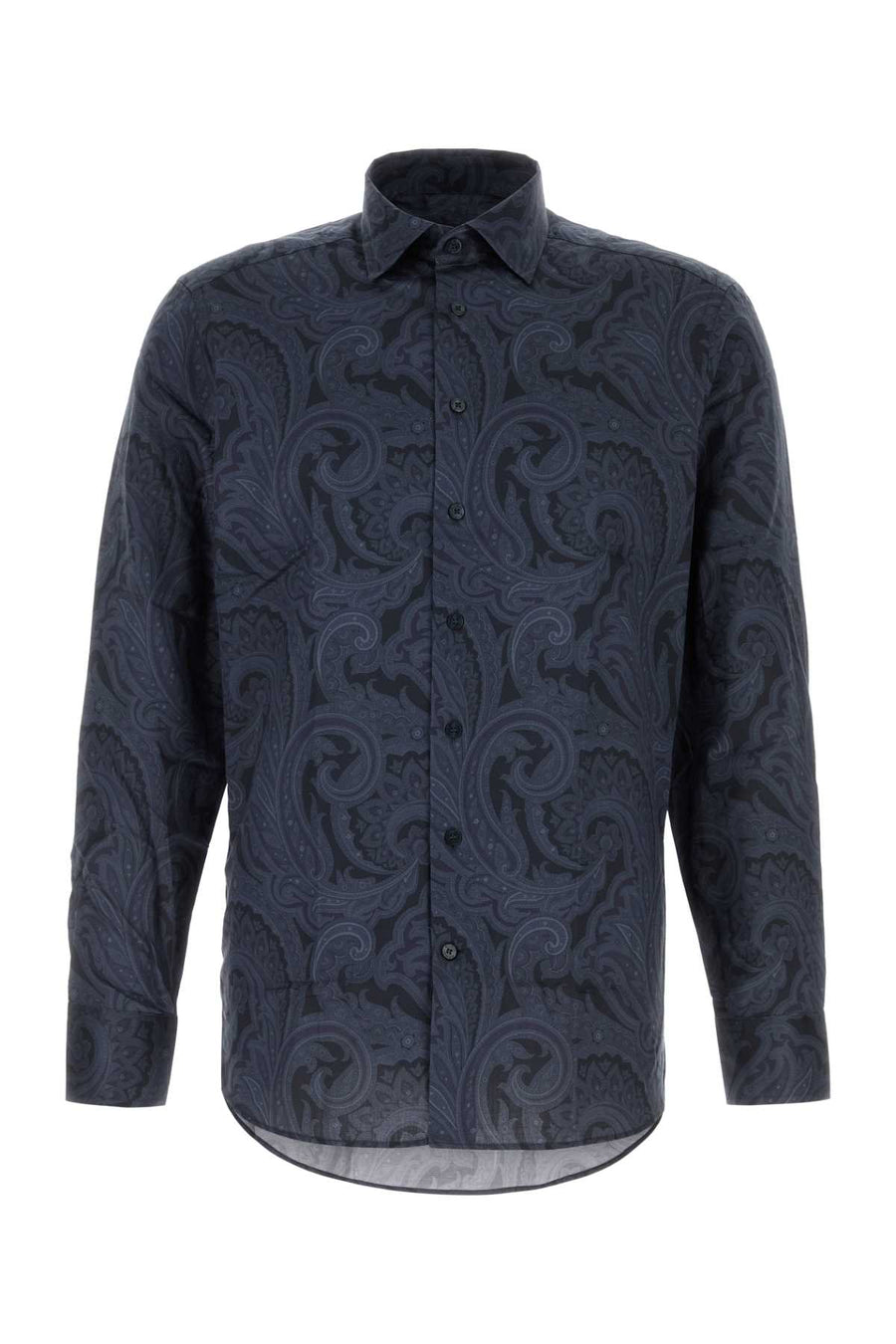 Etro Wear 100% Cotton shirt in navy