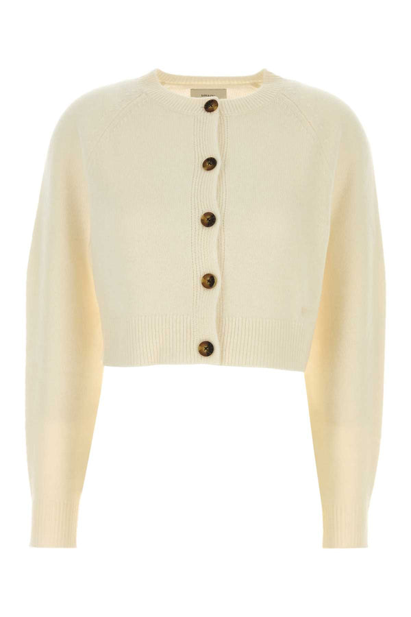 Loulou De Saison 100% Cashmere cardigan in beige