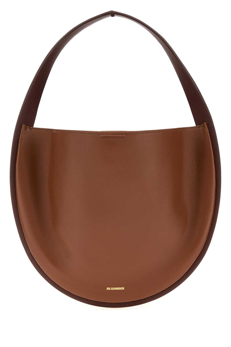 Jil Sander Hobo Exterior: 100% Ovine leather; Lining: 100% Fabric hobo bag in brown