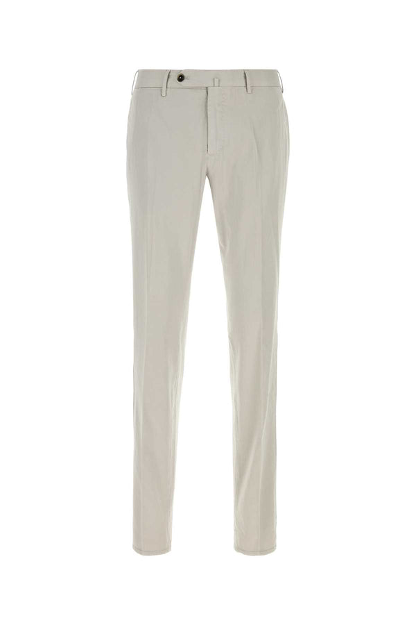 Pt Torino 94% Cotton trousers in beige
