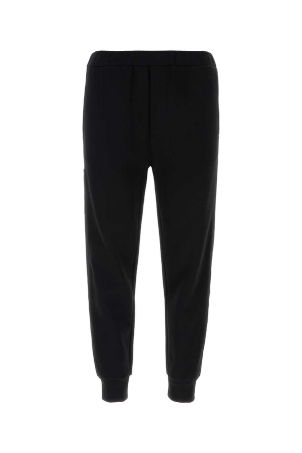 Prada 70% cotton joggers in black
