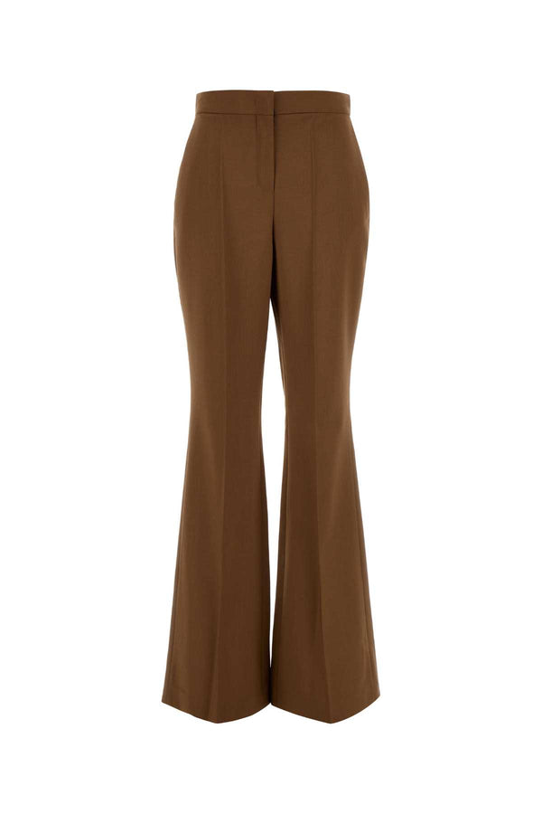 Fendi Wool 75% Wool trousers in brown
