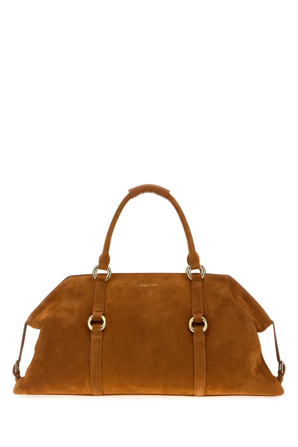 Alexander McQueen Maxi Calf Skin shoulder bag in brown