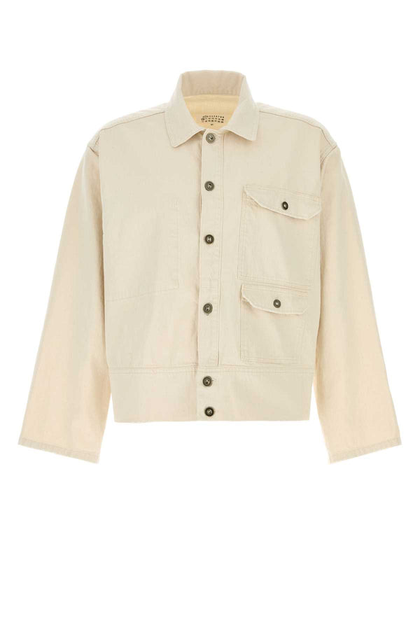 Maison Margiela 100% Cotton jacket in beige