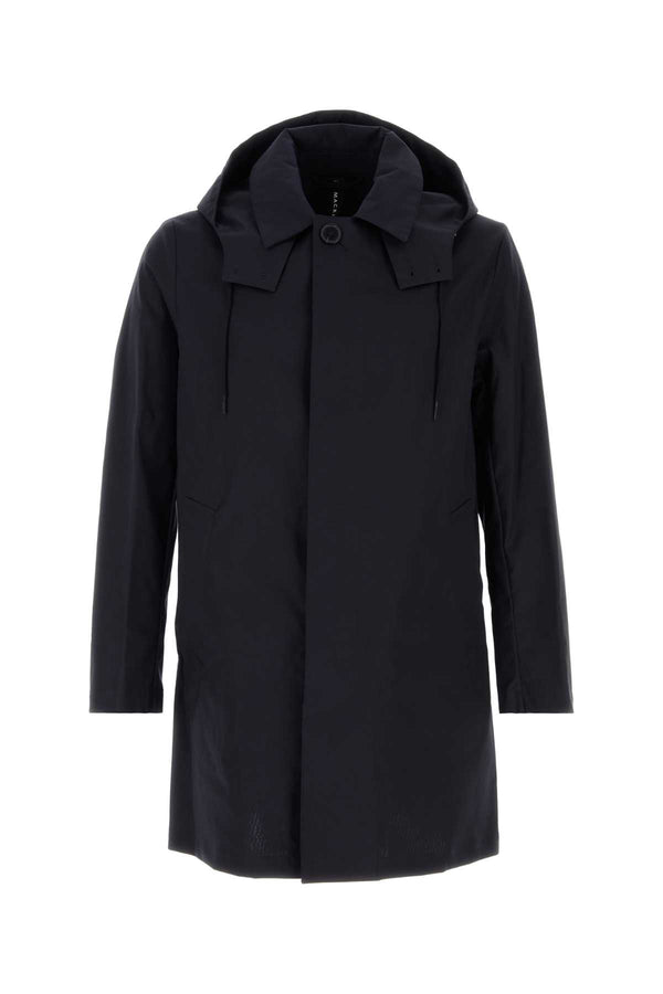 Mackintosh 100% Cotton raincoat in navy
