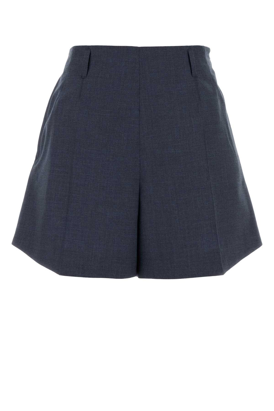 Givenchy Waisted 100% Wool shorts in navy