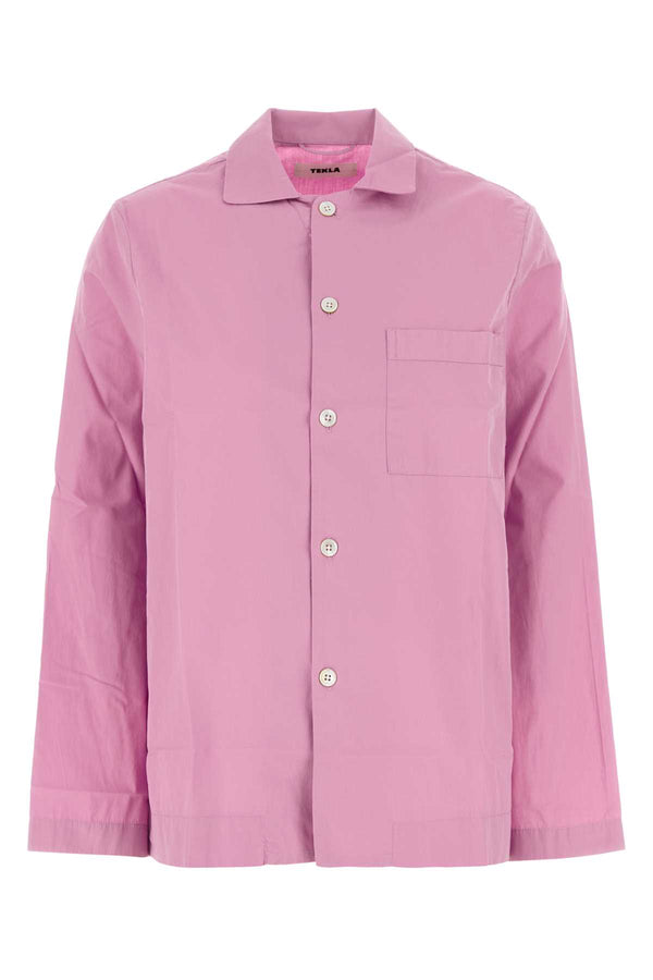 Tekla 100% Organic cotton shirt in pink
