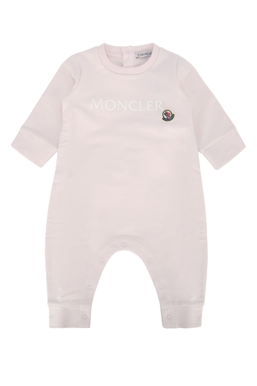 Moncler Jr 95% Cotton bodysuit in pink