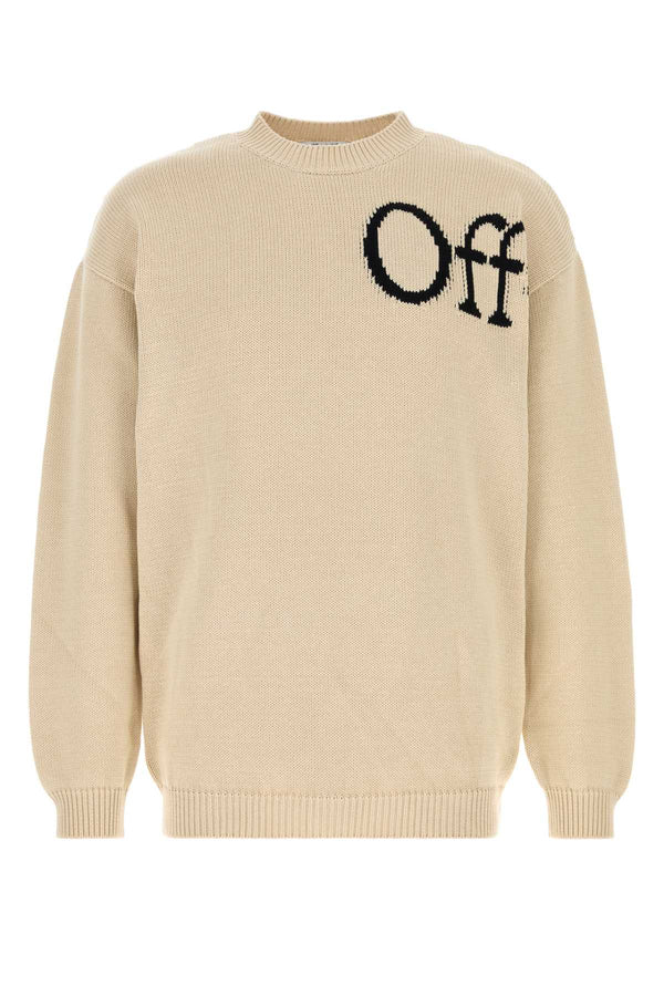 Off-White Shared 100% Cotton sweater in beige