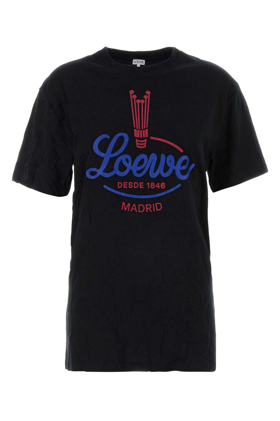Loewe 65% Polyester t-shirt in black