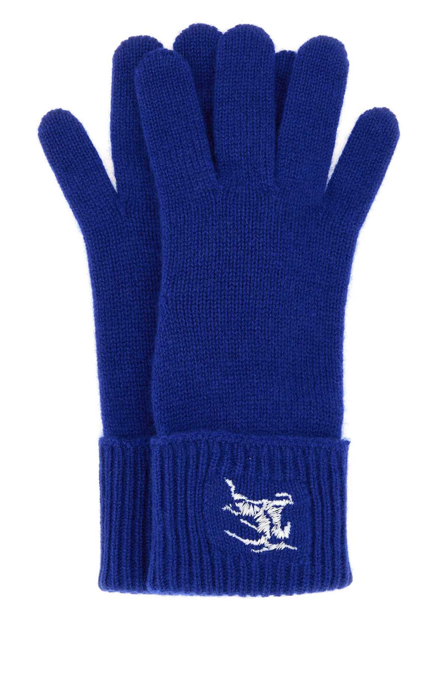 Burberry 95% Cashmere gloves in blue