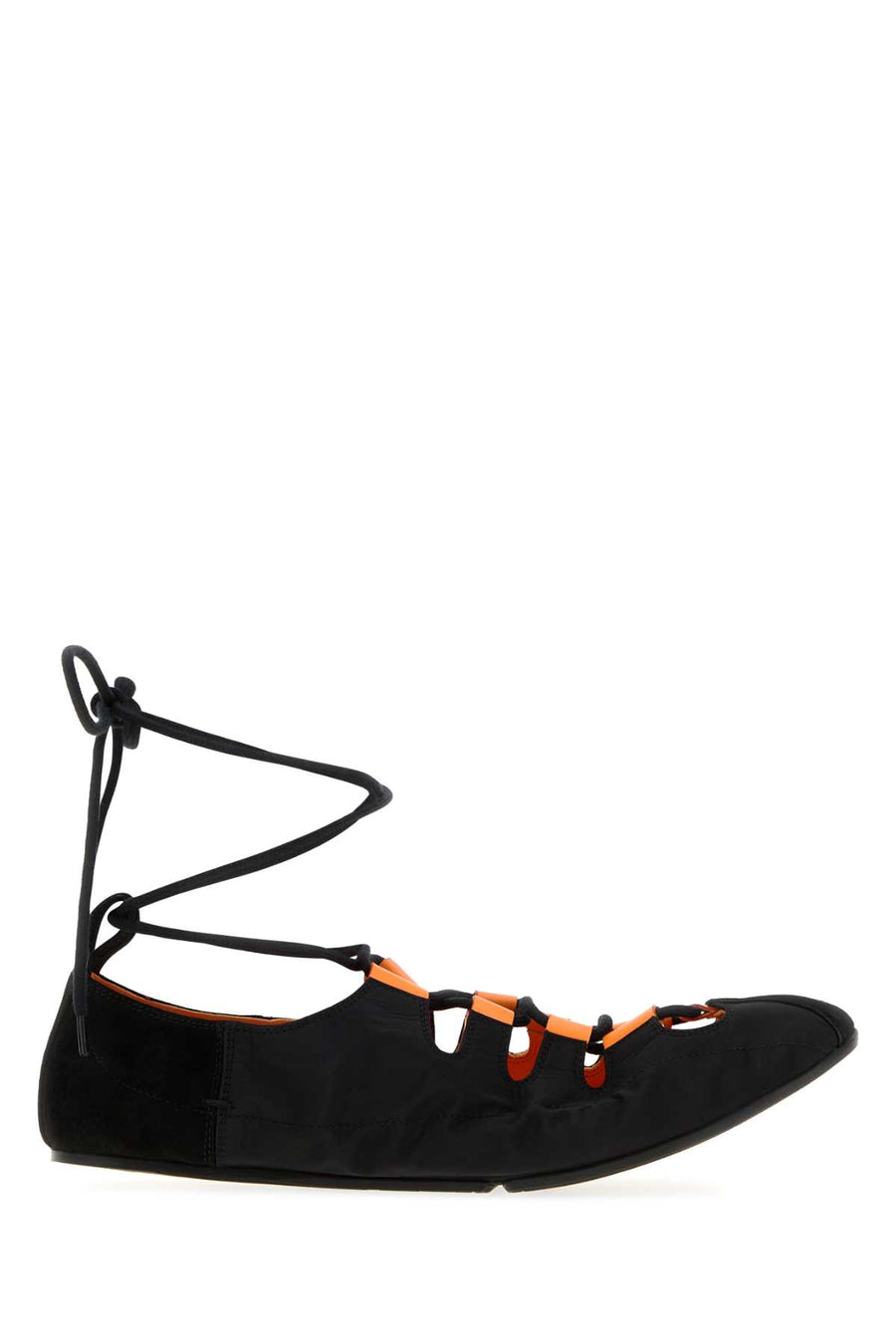 Black Canvas Ballerinas Noir Ballerine