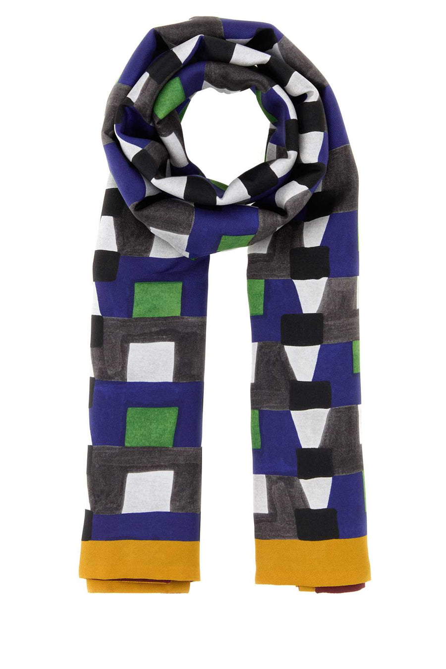 Miu Miu 100% Silk scarf in multicolor
