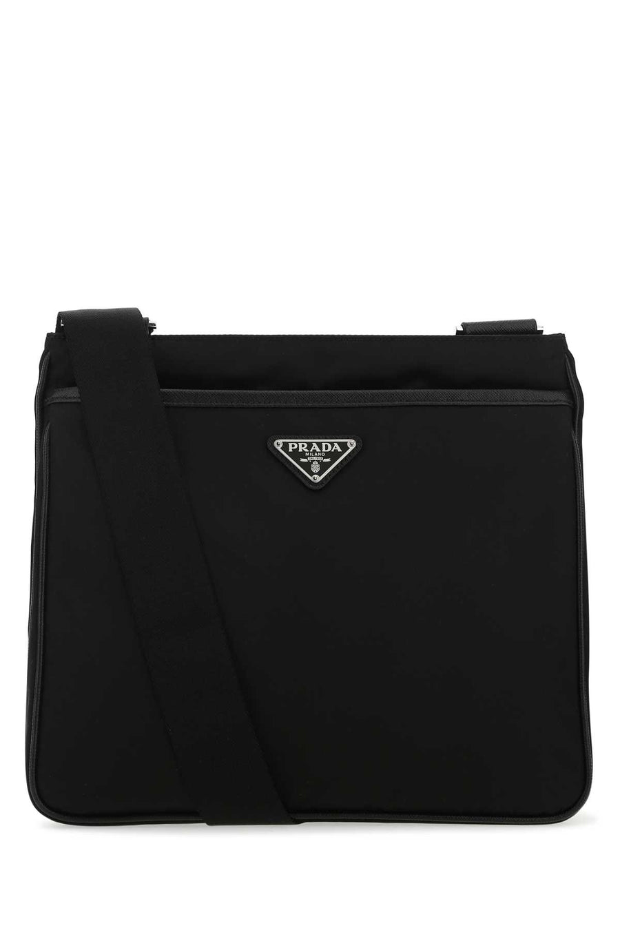 Prada 100% recycled polyamide crossbody bag in black