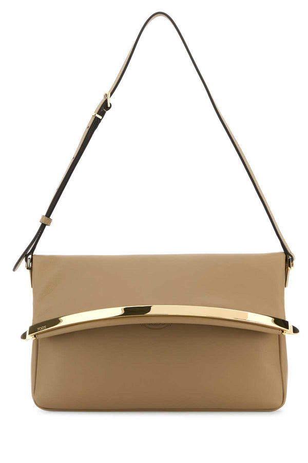 Tod's Clutch Exterior: 100% Leather shoulder bag in beige