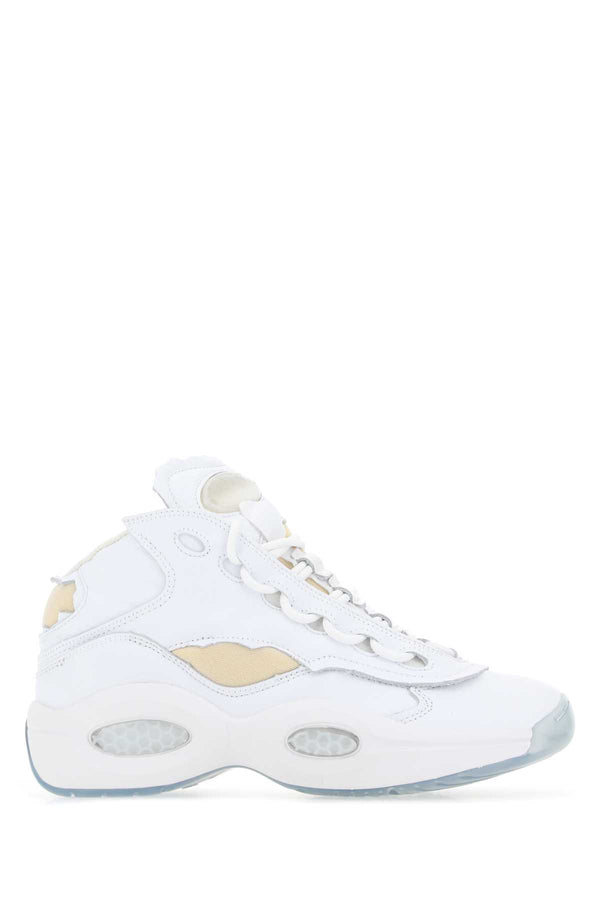 Maison Margiela Margiela Exterior: 100% Leather sneaker in white