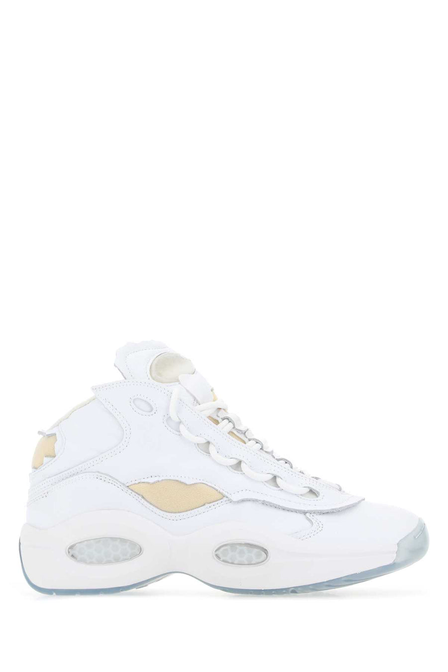 Maison Margiela Margiela Exterior: 100% Leather sneaker in white