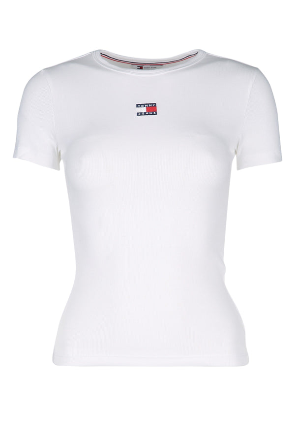 Tommy Hilfiger Jeans Cotton / In-conversion (95%) t-shirt in white