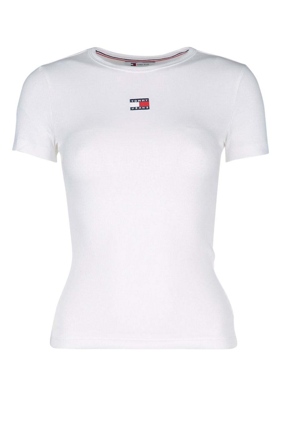 Tommy Hilfiger Jeans Cotton / In-conversion (95%) t-shirt in white