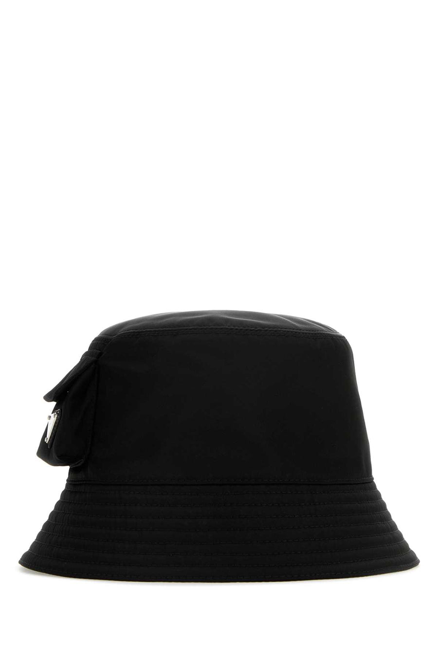 Prada CAPPELLI 100% recycled polyamide bucket hat in black