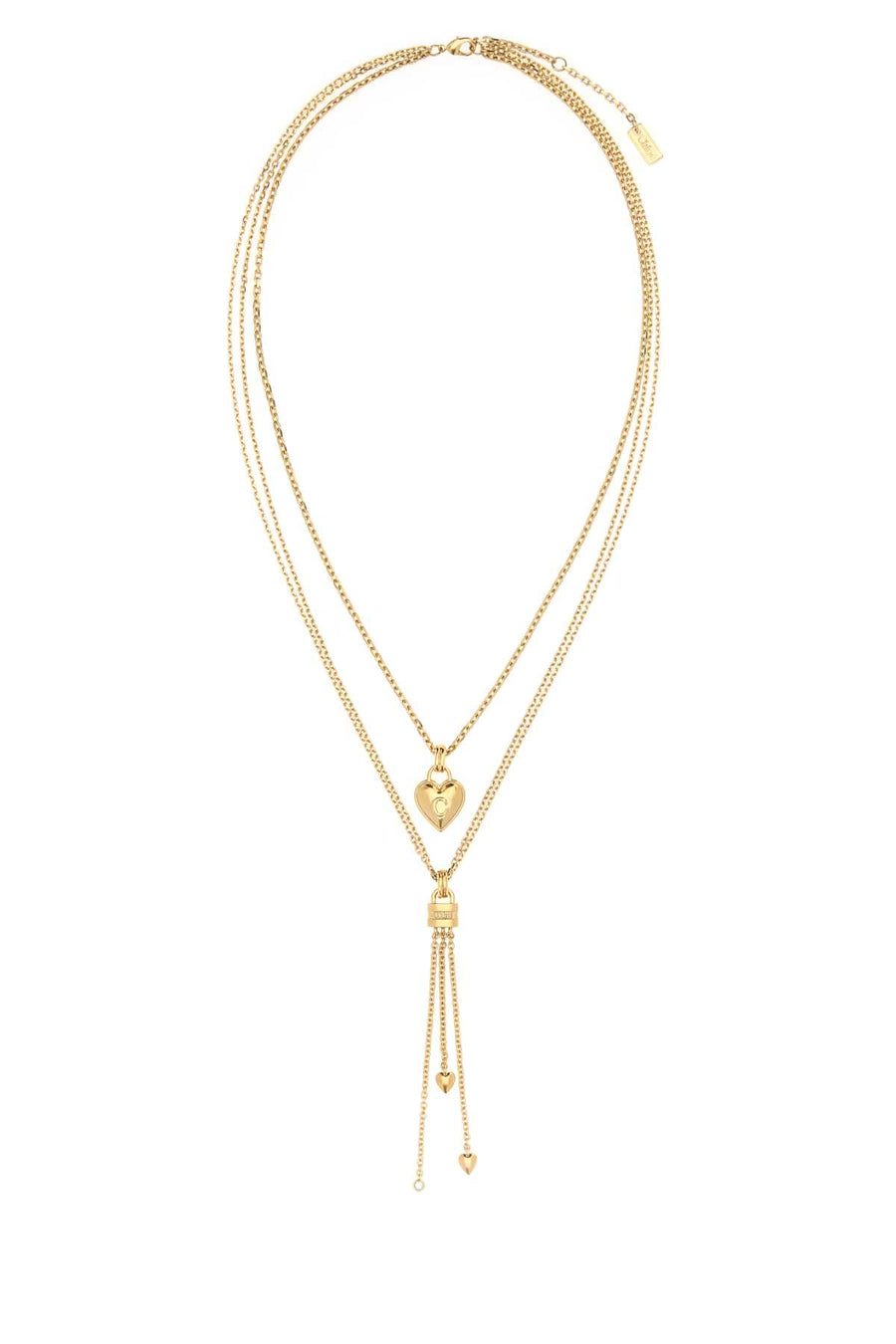 Chloé Brass with vintage gold finishing necklace in gold