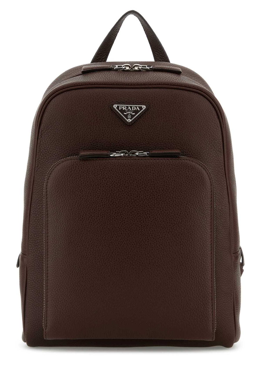 Prada 100% Vitello leather backpack in brown