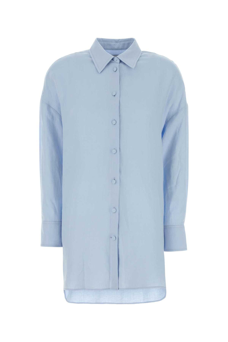 Agnona 100% Linen shirt in blue
