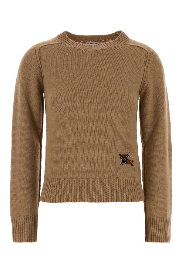 Camel Exterior: Wool Cashmere Maglieria