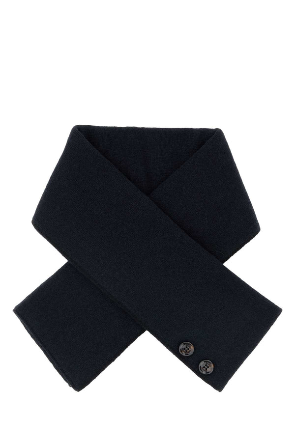 Moorer 100% Cashmere scarf in navy