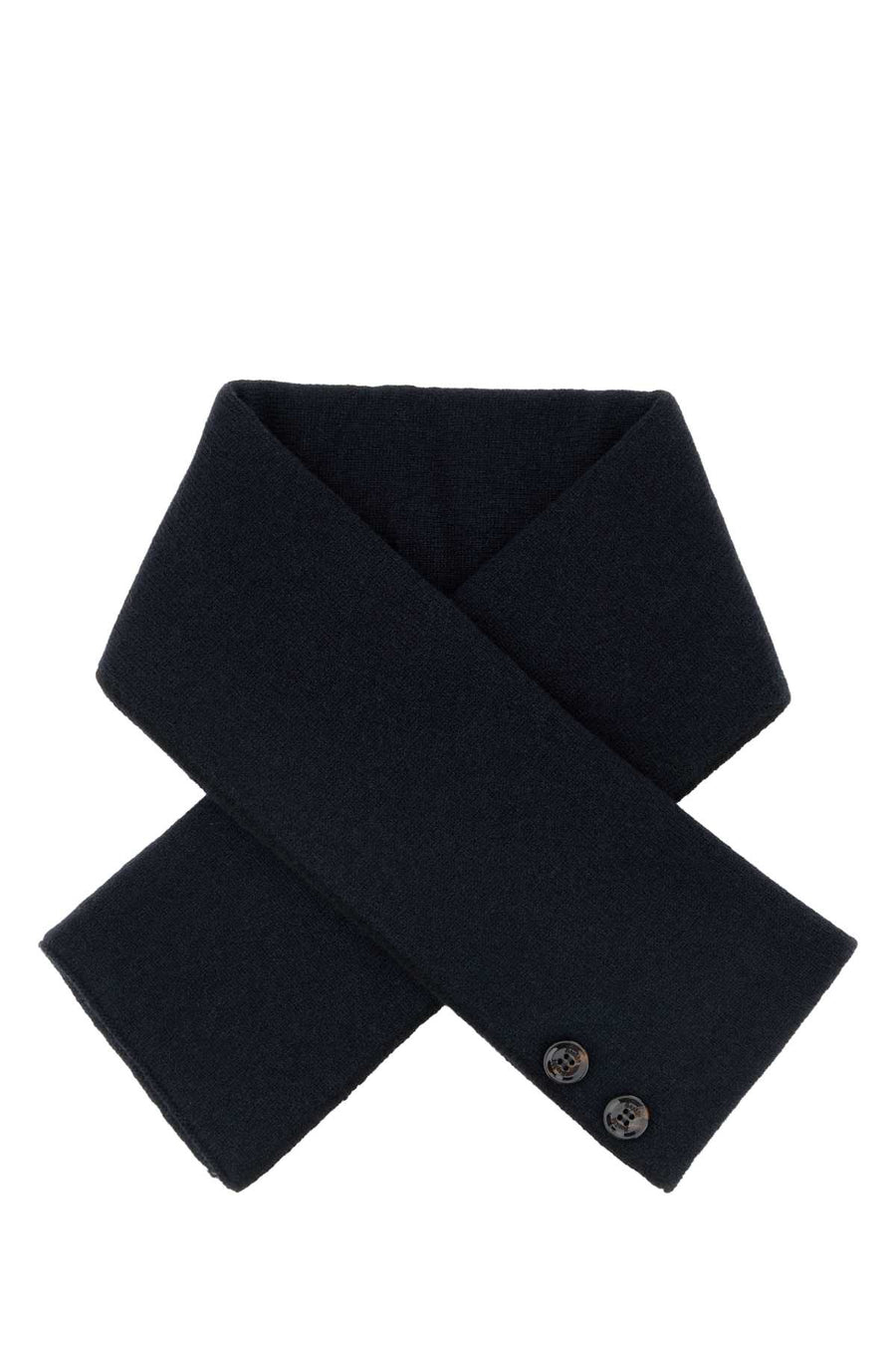 Moorer 100% Cashmere scarf in navy
