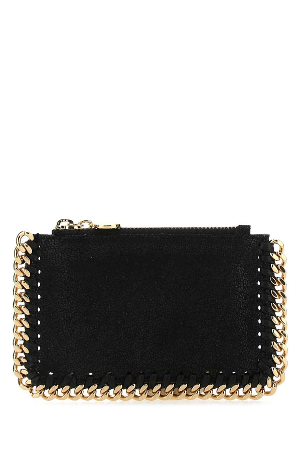 Stella McCartney 100% polyester card case in black