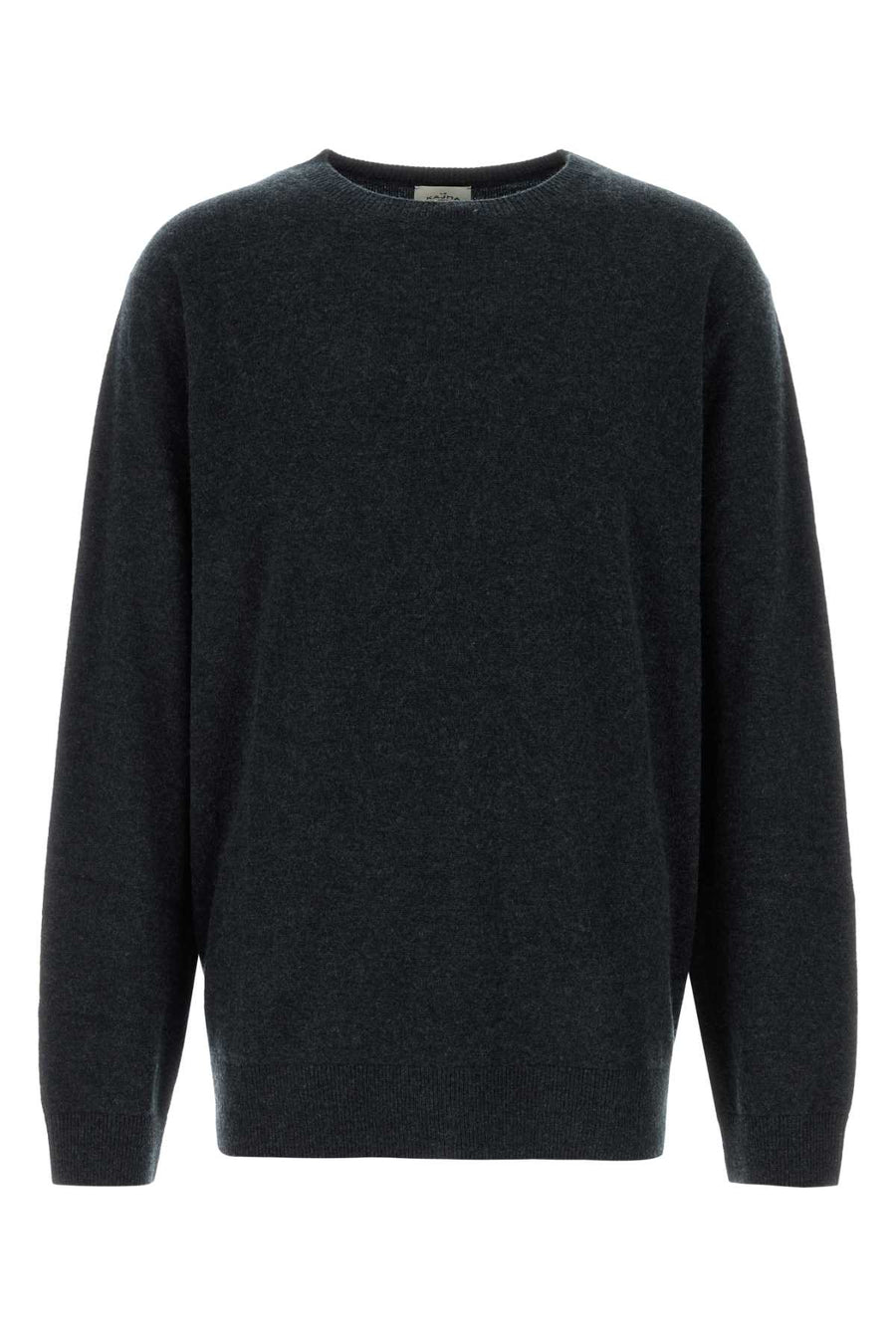 Le Kasha Neck 100% Organic cashmere sweater in gray